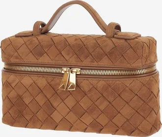 Bottega Veneta Womens Vanity Bag Bang Brown Calfskin Shoulder
