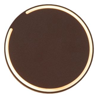 Lucide L&aacute;mpara de pared de acr&iacute;lico con 1 led integrado, marr&oacute;n &oacute;xido