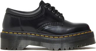 Dr. Martens 8053 Leren Platform Schoenen - Dames - Veterschoenen - Zwart - 41 EU - Leer - Schoenen