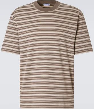 Sunspel Camiseta en jersey de algod&oacute;n a rayas