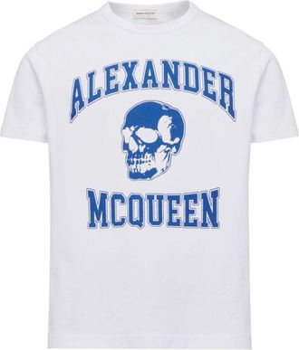 Alexander McQueen White T-shirt with print