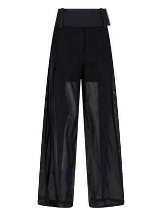 Sportmax Pantaloni Ampi Ferito