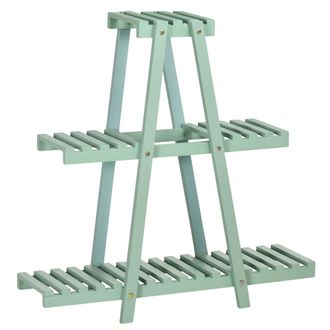 OEM Soporte Para Plantas, Dise&ntilde;o De Varios Niveles, Estructura Met&aacute;lica, Verde