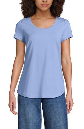 Lands End Lightweight Jersey T-shirt in Light Sea Blue at Nordstrom, Size X-Large P
