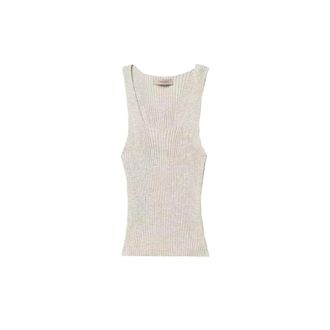 Twinset Dames, Tops, Wit, Maat: XS Linnen