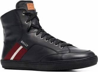 Bally Casual Zwarte Enkellaarzen - Heren - Sneakers - Zwart - 38 1/2 EU - Leer - Schoenen