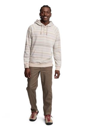 tentree Woodrow Hoodie in Sand Stone Multi Stripe at Nordstrom, Size Xx-Large