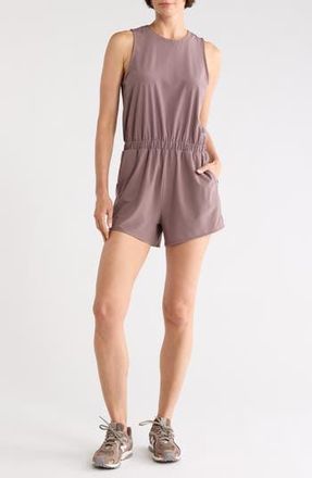 Zella Interval Romper in Grey Plum at Nordstrom Rack, Size X-Small