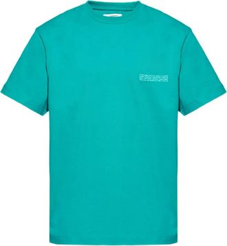 PANGAIA organic cotton crew-neck t-shirt - unisex - Organic Cotton - M - Green
