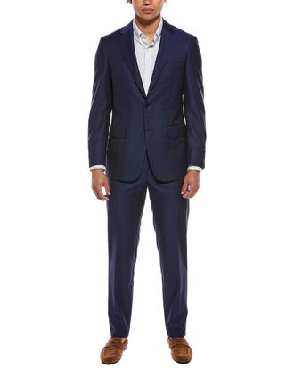 Canali 2Pc Wool & Mohair-Blend Suit