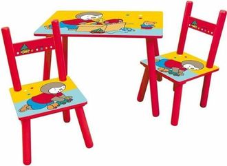 Les Tendances Fun-house Conjunto De Mobiliario Colorido Para Ni&ntilde;os 3 Piezas