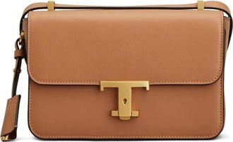 Tod's logo chain satchel - women - Calf Leather - OS - Neutrals