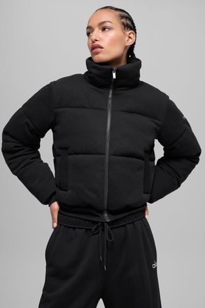 Alo | Sweatshirt Puffer in Black, Size: Medium