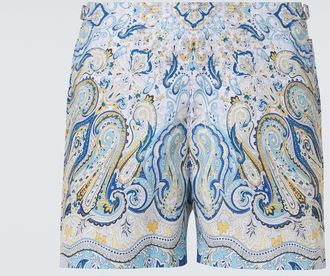 Orlebar Brown Bulldog paisley swim trunks