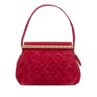 Chanel Pre-owned Handbags, female, Red, Size: ONE SIZE Pre-owned Vintage Handbag