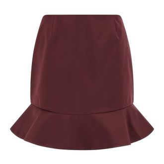 Rotate Rotate Birger Christensen, Dames, Rokken, Bruin, Maat: XS Satijn