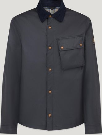 Belstaff Ground Jacket Mens Waxed Cotton Dark Navy Size 2XL