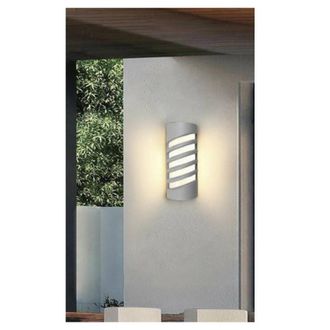 Trade Shop Trade Shop Traesio - Trade Shop - Applique Led A Parete 12 W Per Esterno Luce 3000k 6500k 4000k Grigio Ip65 Es56