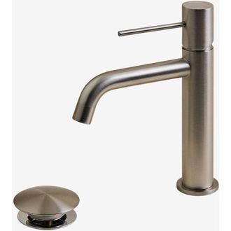 Sklum Sklum - Set De Grifo De Lavabo En Lat&oacute;n Y V&aacute;lvula De Desag&uuml;e Para Lavabo Tipo Click-clack Orveta