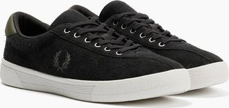 Fred Perry Mens Fred Perry Tennis Shoe Suede Mens Anchor Grey Trainers - Size: 10