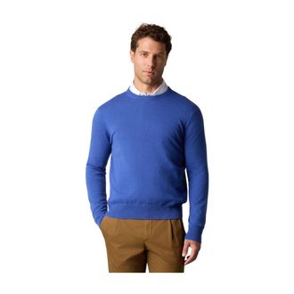 Brooks Brothers Cashmere Crewneck - male - Brooks Brothers - Cashmere Knitwear - Blue - 2XL - Knitwear