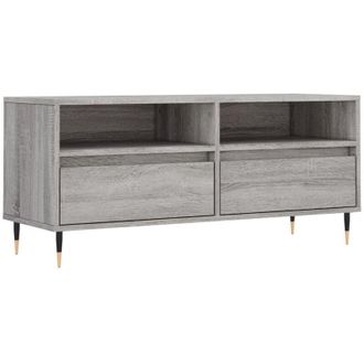 vidaXL Vidaxl - Mueble De Tv Madera Contrachapada Gris Sonoma 100x34,5x44,5 Cm