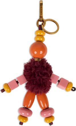 Etro Ciondolo Little Man con pompon - Arancione