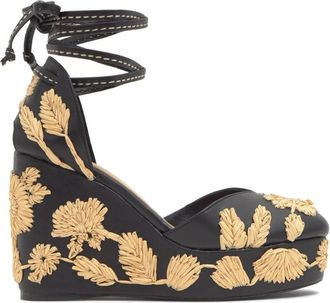 Castaner Carmela Espadrille - Dames - Sleehakken - Veelkleurig - 38 EU - Leer - Schoenen