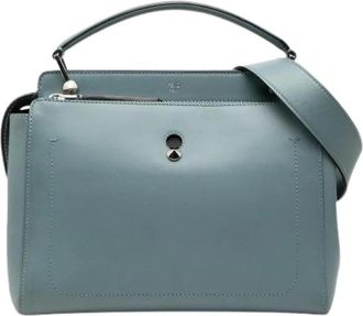 Fendi Pre-owned Handbags, female, Blue, Size: ONE SIZE Pre-owned DotCom Satchel