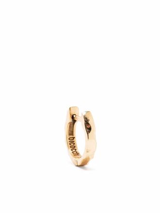 Emanuele Bicocchi textured small hoop earring - Gold