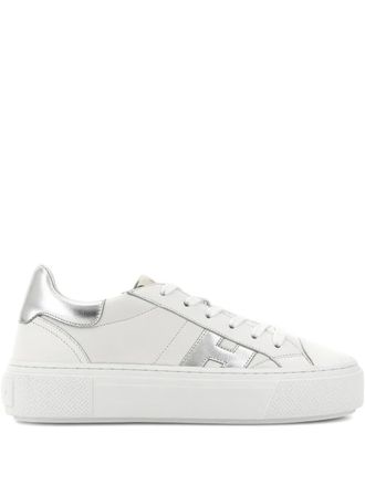 Hogan H705 sneakers met plateauzool - Wit