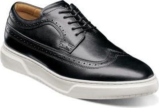 Florsheim Premier Wingtip Leather Sneaker in Black at Nordstrom Rack, Size 8
