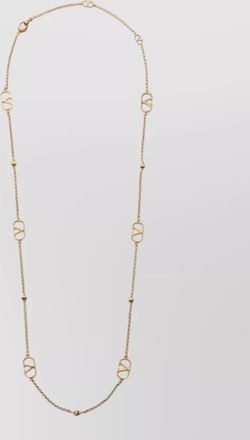 Valentino Garavani vlogo signature rolo chain necklace