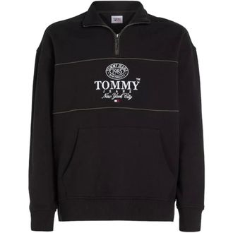 Tommy Hilfiger Heren, Sweatshirts & Hoodies, Zwart, Maat: S