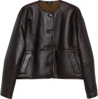 SOEUR Buttoned Leather Jacket