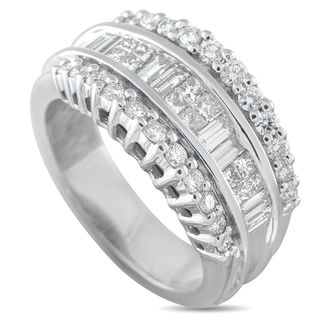 Luxury Bazaar 14K White Gold 1.0ct Diamond Ring MF02-081126