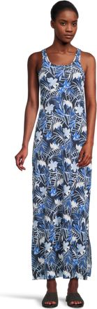 Columbia Womens Freezer Maxi Dress, Collegiate Navy Tropicfield, XL