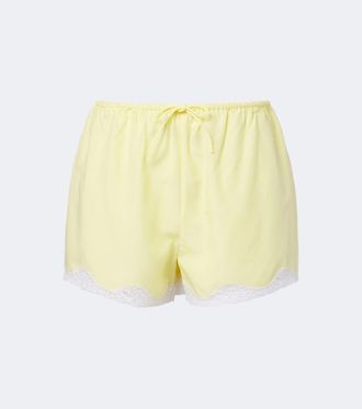 Poss&eacute; Tabitha embroidered shorts