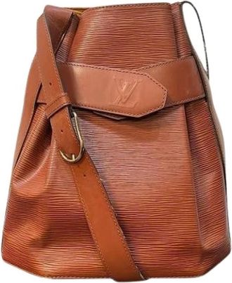 Louis Vuitton Pre-owned Bucket Bags, female, Brown, Size: ONE SIZE Pre-owned Vintage Bucket Shoulder Bag
