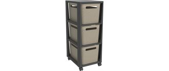 Rotho Babydesign Rollwagen »Schubladenturm PINA Cappuccino«