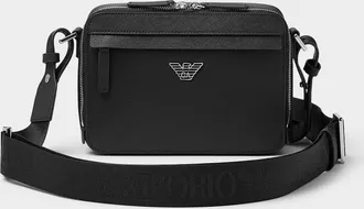 Emporio Armani Mens Metal eagle small shoulder bag