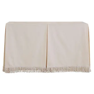 Ballard Designs Essential Console Tablecloth Fringed - Ballard Designs
