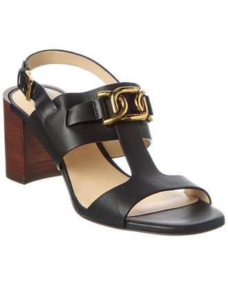 Tod's Tods Logo Leather Sandal