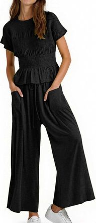 Generic 2025 Ladies Fashion Spring and Summer British Style Casual Mid Waisted Harem Pants Set Long Jacket (Black, L)