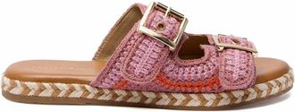 Azalea Wang Womens Paccoro Sandal In Mauve