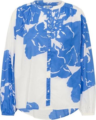Soaked In Luxury Joanne LS Blouse - - Blouses & Shirts - Donna - Blu - L