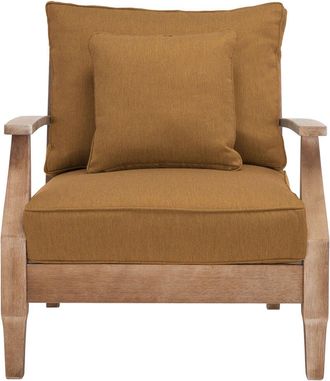 Safavieh Couture Martinique Wood Patio Armchair