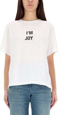 Victoria Beckham Slogan T-Shirt-Donna