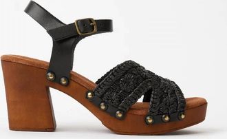 Seychelles Womens Ravenna Woven Platform Sandals In Black