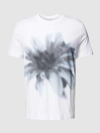 Esprit Esprit Collection T-Shirt mit Motiv-Print Modell Pima in Weiss, Gr&ouml;&szlig;e L
